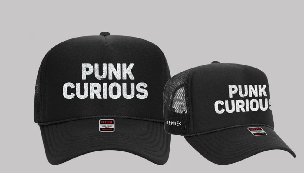 PUNK CURIOUS trucker hat