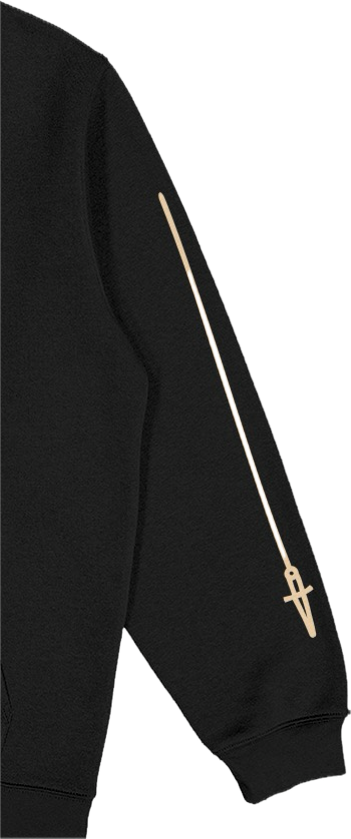 senses drip logo hoodie