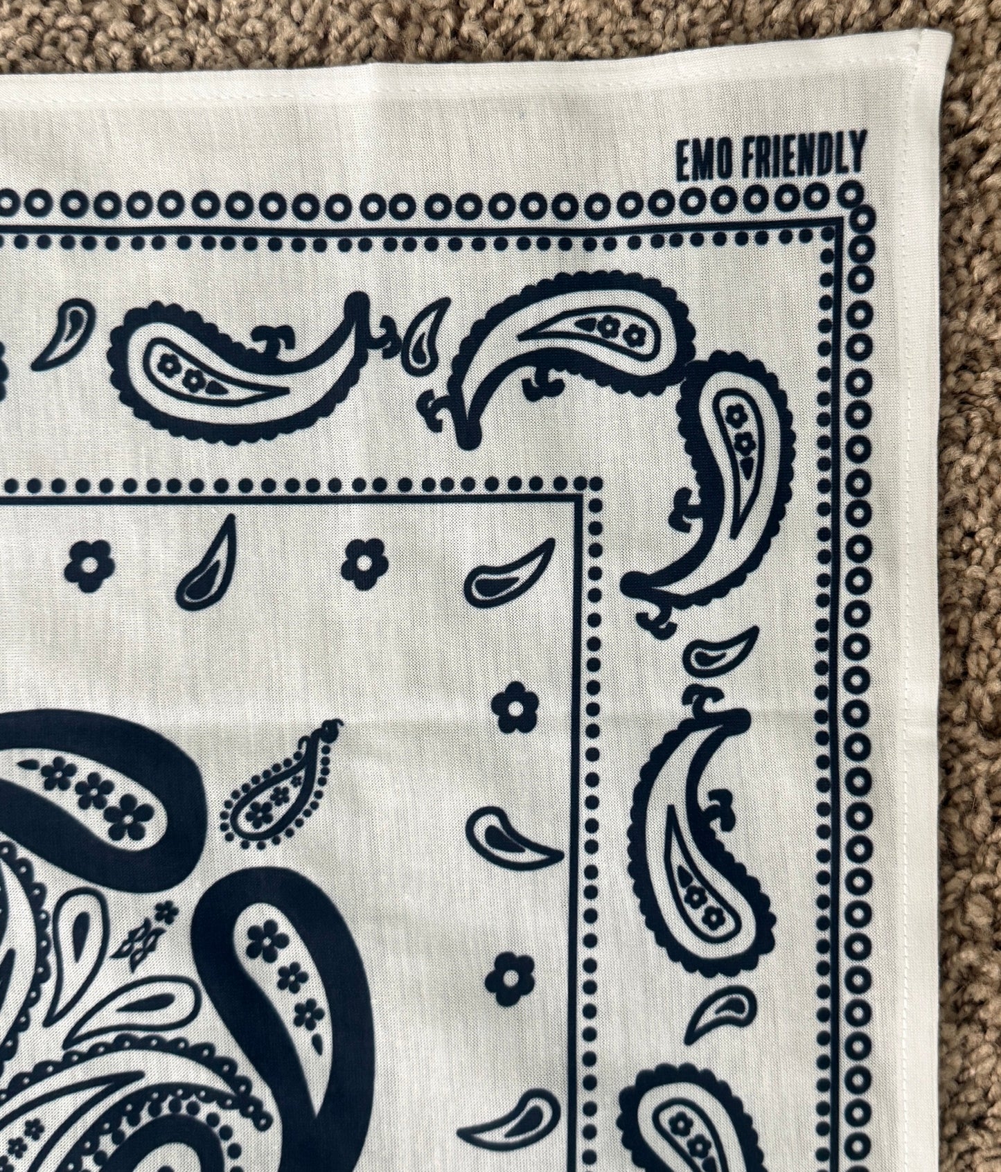 EMO FRIENDLY bandana