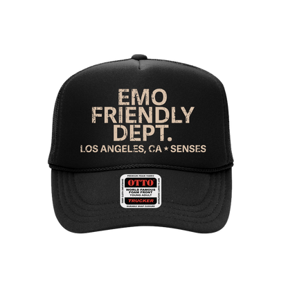 senses Emo Friendly Dept TRUCKER HAT
